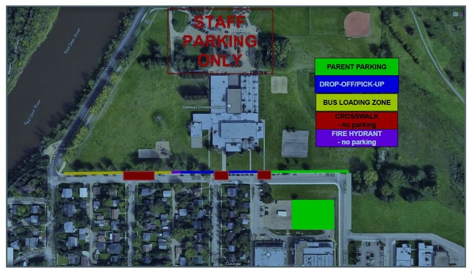 Parent Parking Map