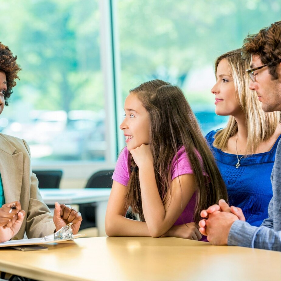 Picture of parent-teacher interviews